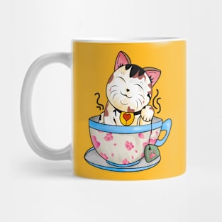 Kawaii neko and Tea Mug